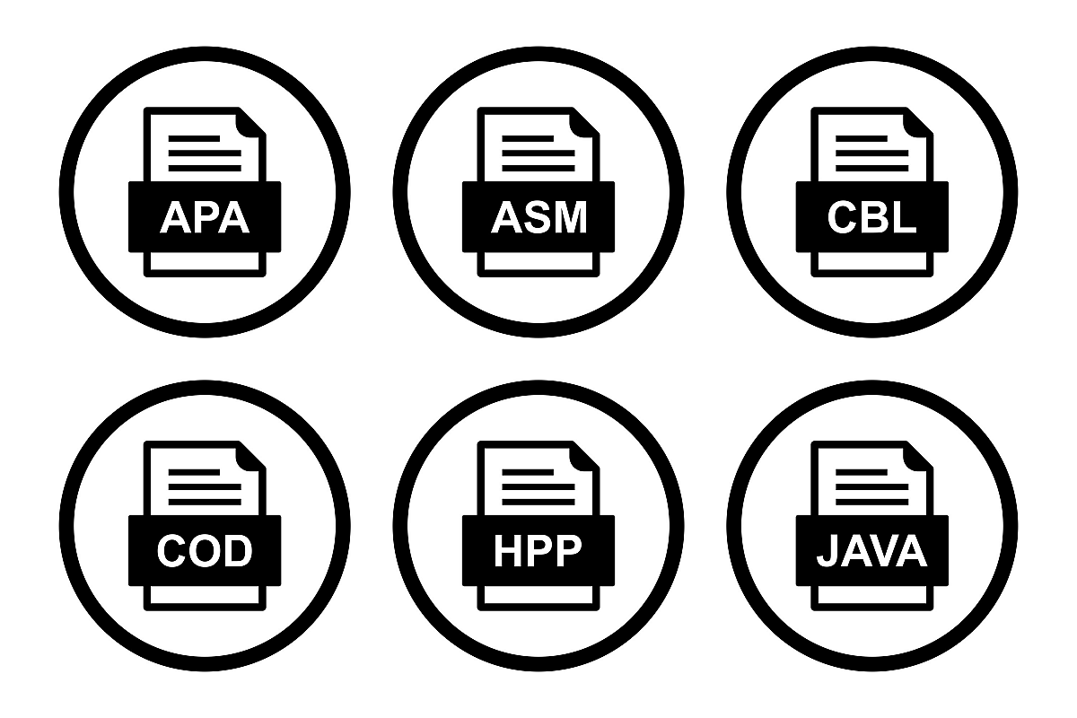 Set Of File Formats Icons example image 1