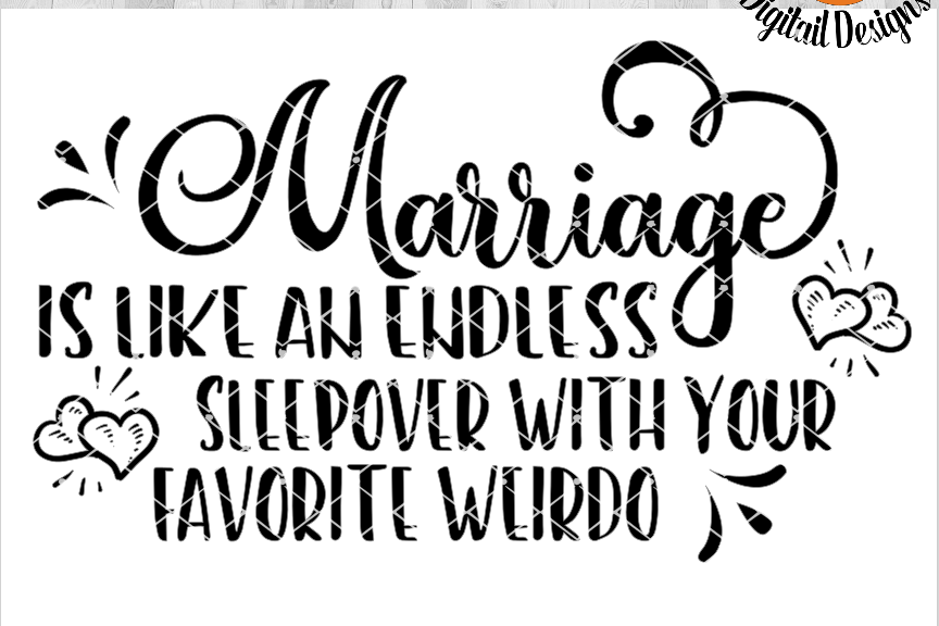 Download Marriage SVG - png - eps - dxf - ai - fcm - Funny Wedding SVG - Silhouette - Cricut - Scan N Cut ...