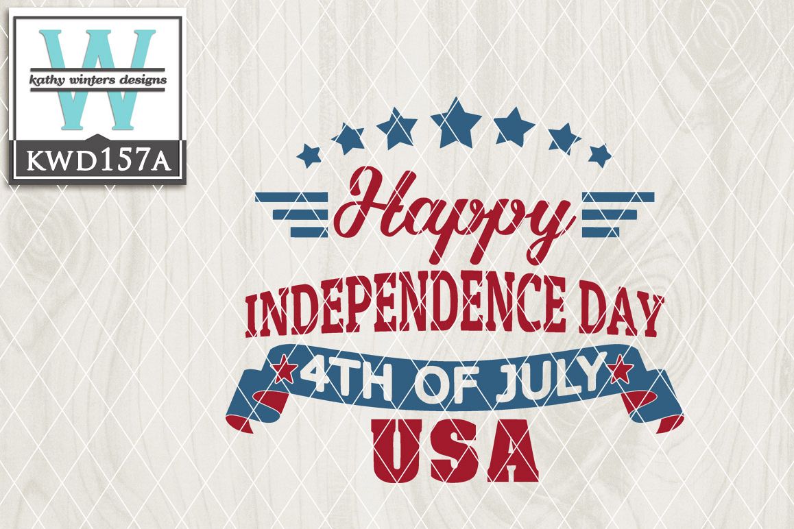 Patriotic Cutting File KWD157A example image 1