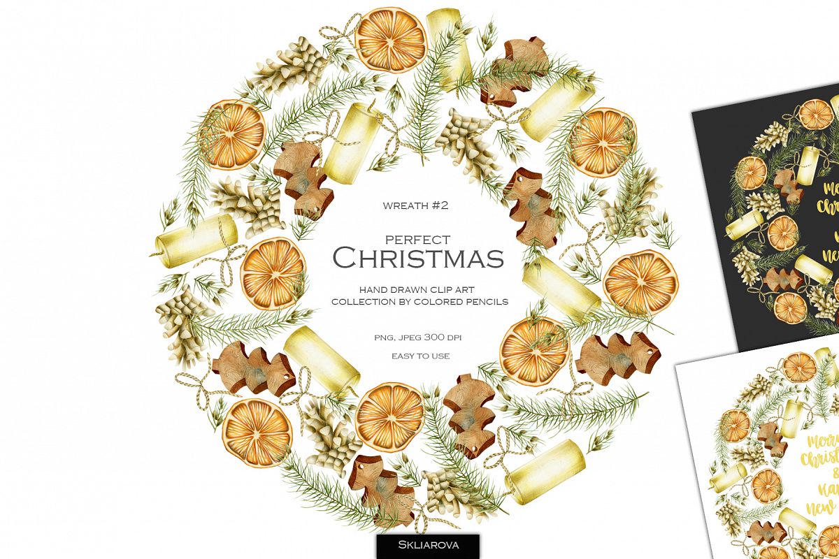 Perfect Christmas. Wreath #2 example image 1