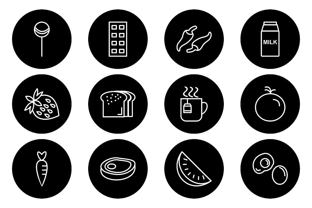 Set Of Food Icons example image 1