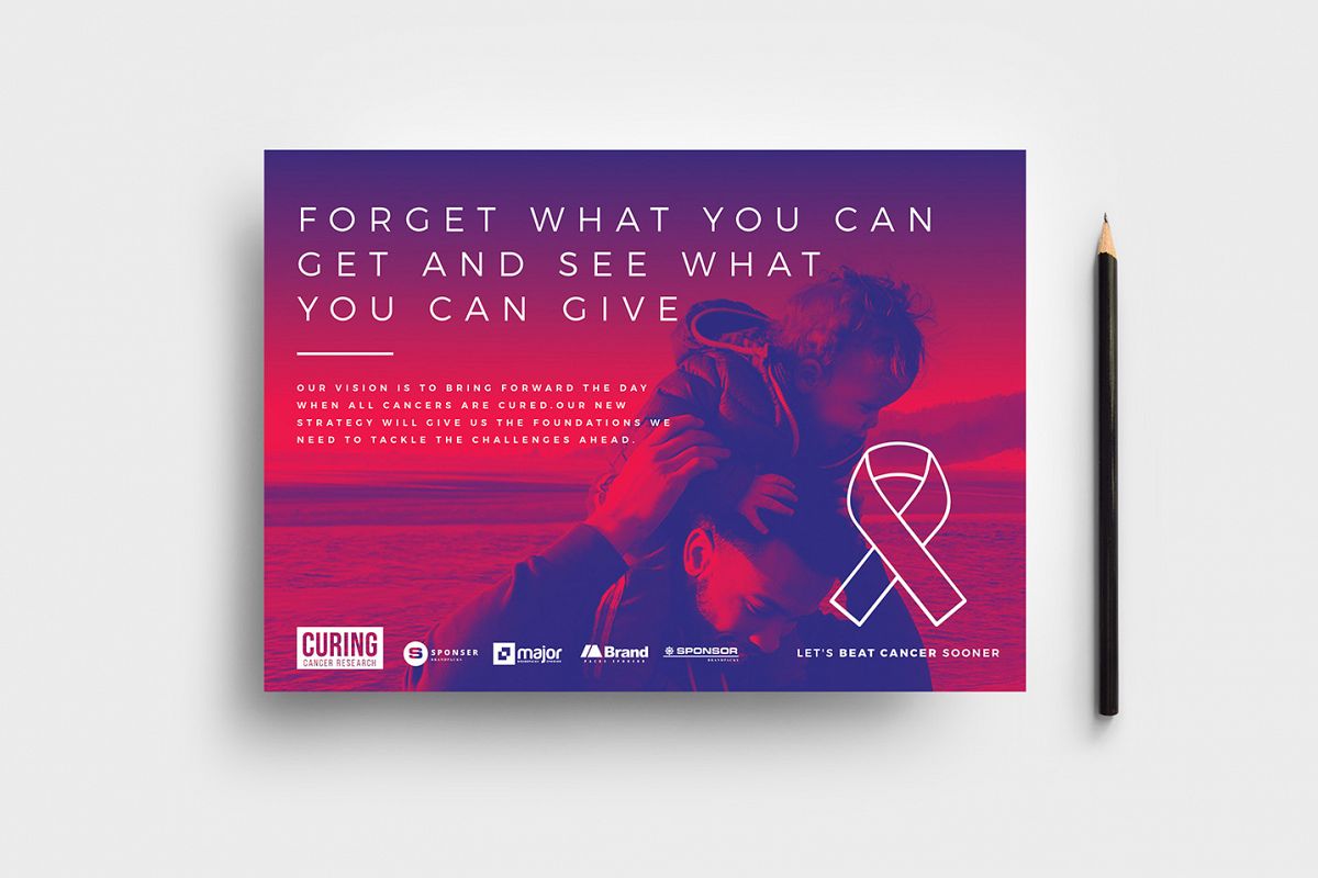 Cancer Charity Flyer Template example image 1