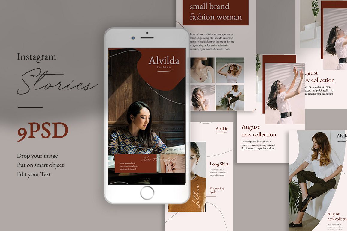 Alvida Instagram Stories Templates example image 1