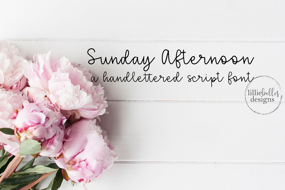 Sunday Afternoon Font example image 1
