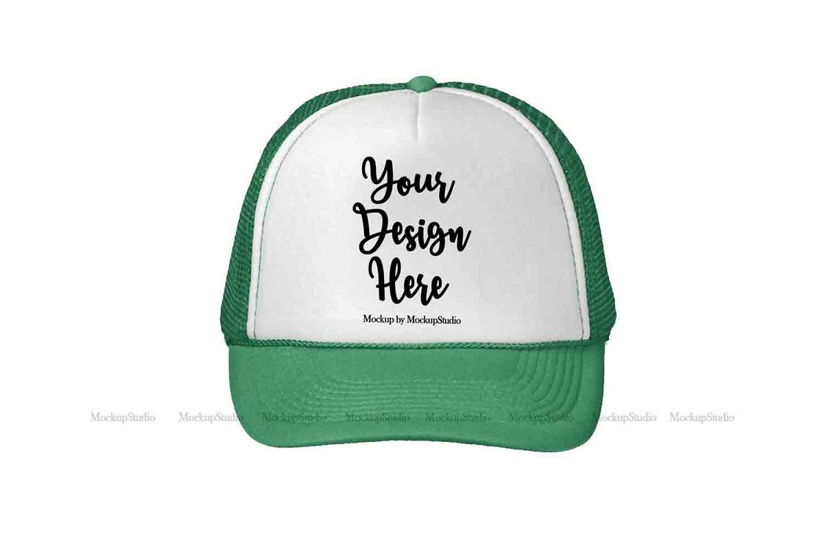 Download Green Hat Mockup, St Patricks Snapback Cap Mock Up Display ...