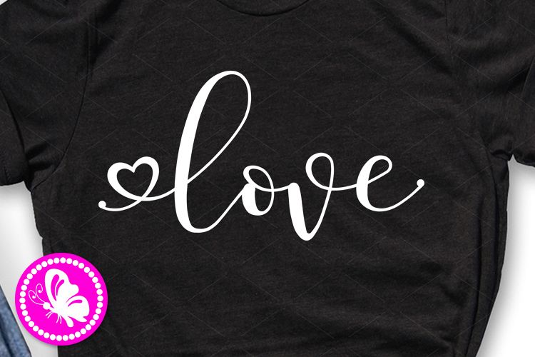 Love sign clip art Valentine's day decor Valentine gift example image 1