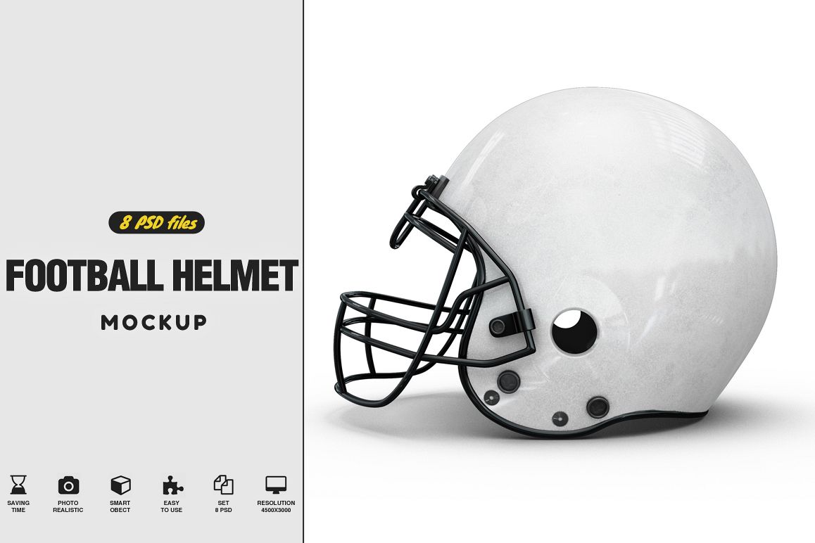 Football Helmet Mockup
