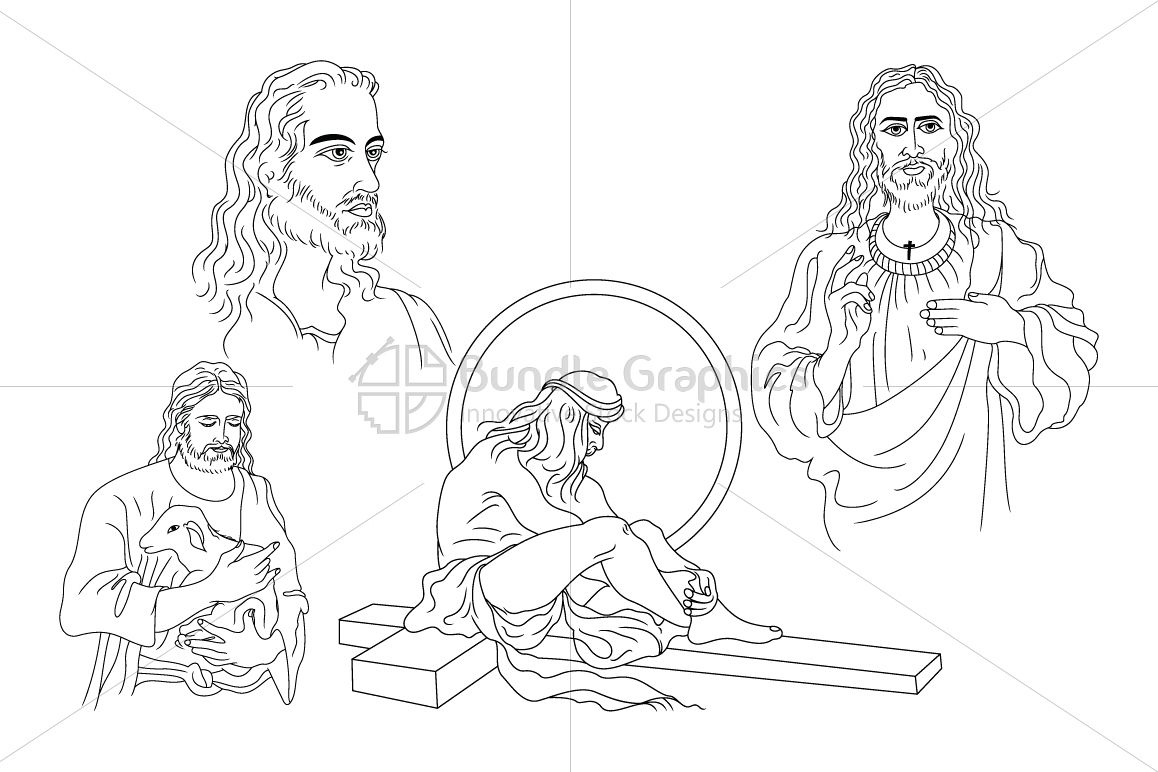 Jesus Christ - Illustrations example image 1