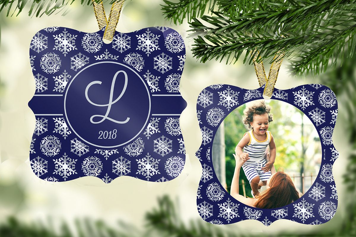 Snowflake Ornament Template example image 1