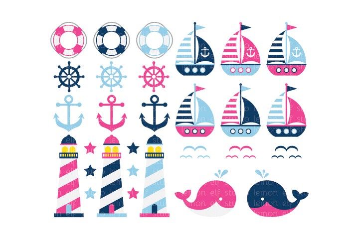 Sailing Away-Digital Clipart (LES.CL13B) example image 1