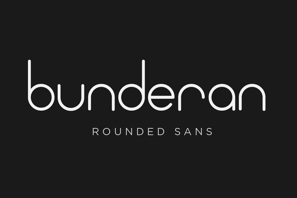 Bunderan Rounded Sans example image 1