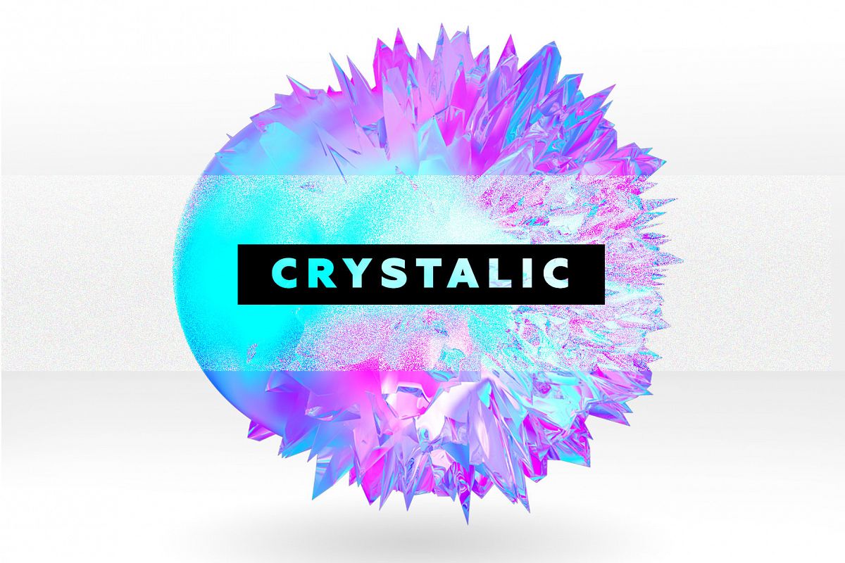 Crystalic - abstract shapes example image 1