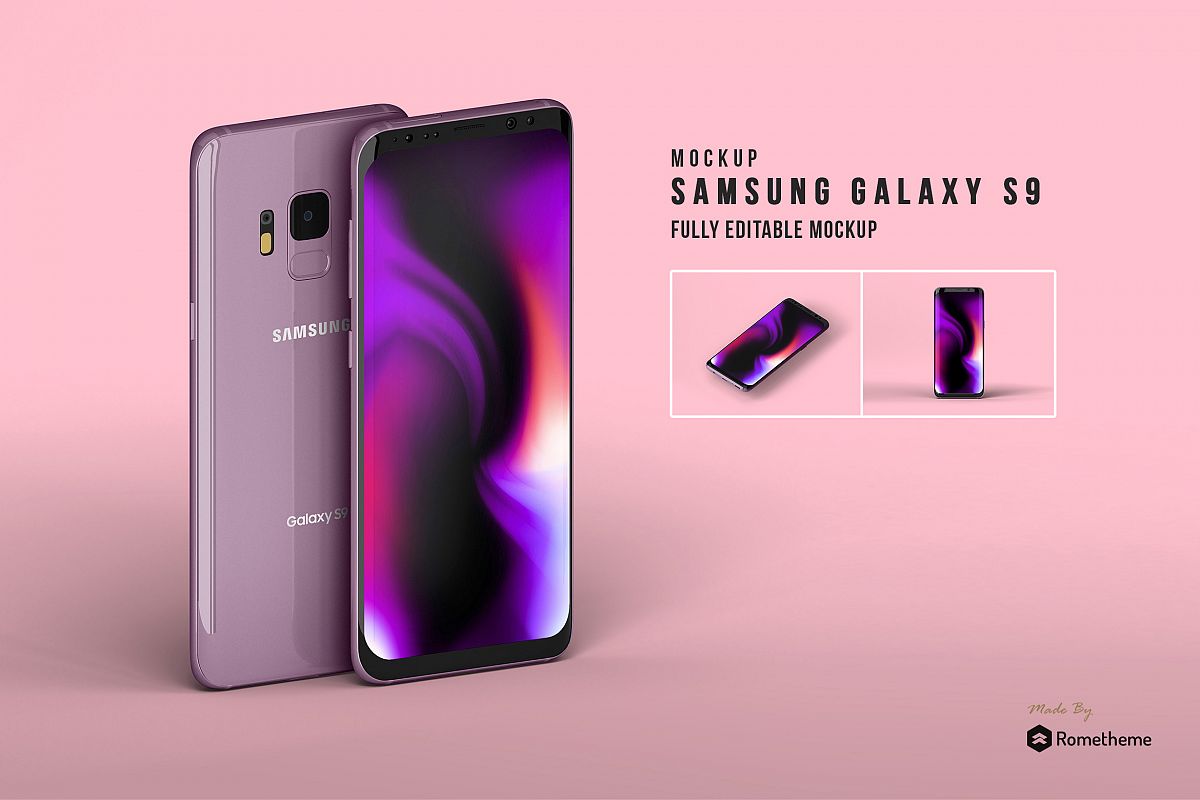 Samsung Galaxy S9 Mockups example image 1