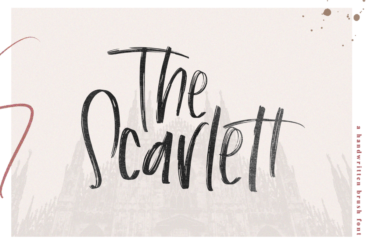 The Scarlett - A Handwritten Brush Font example image 1