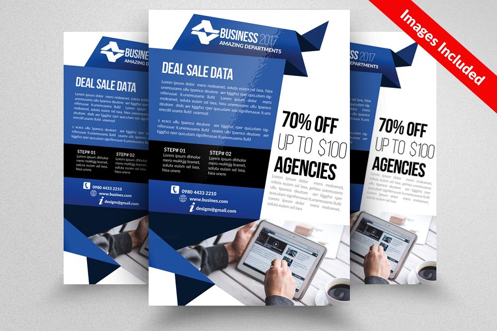 IT Technology Computer Flyer Template example image 1