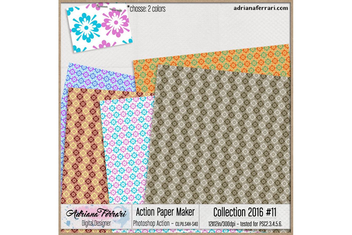 Action Paper Maker - Collection 2016 #11 example image 1