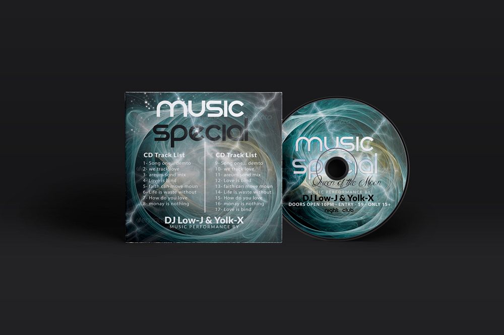 Music CD Cover example image 1