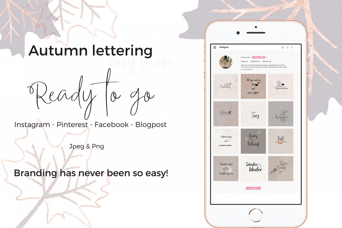 Autumn lettering example image 1