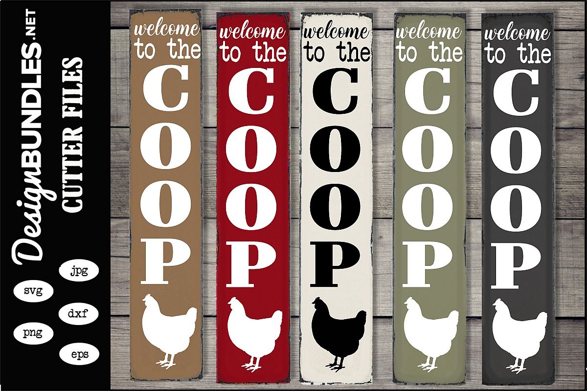 Welcome To The Coop-Vertical SVG example image 1