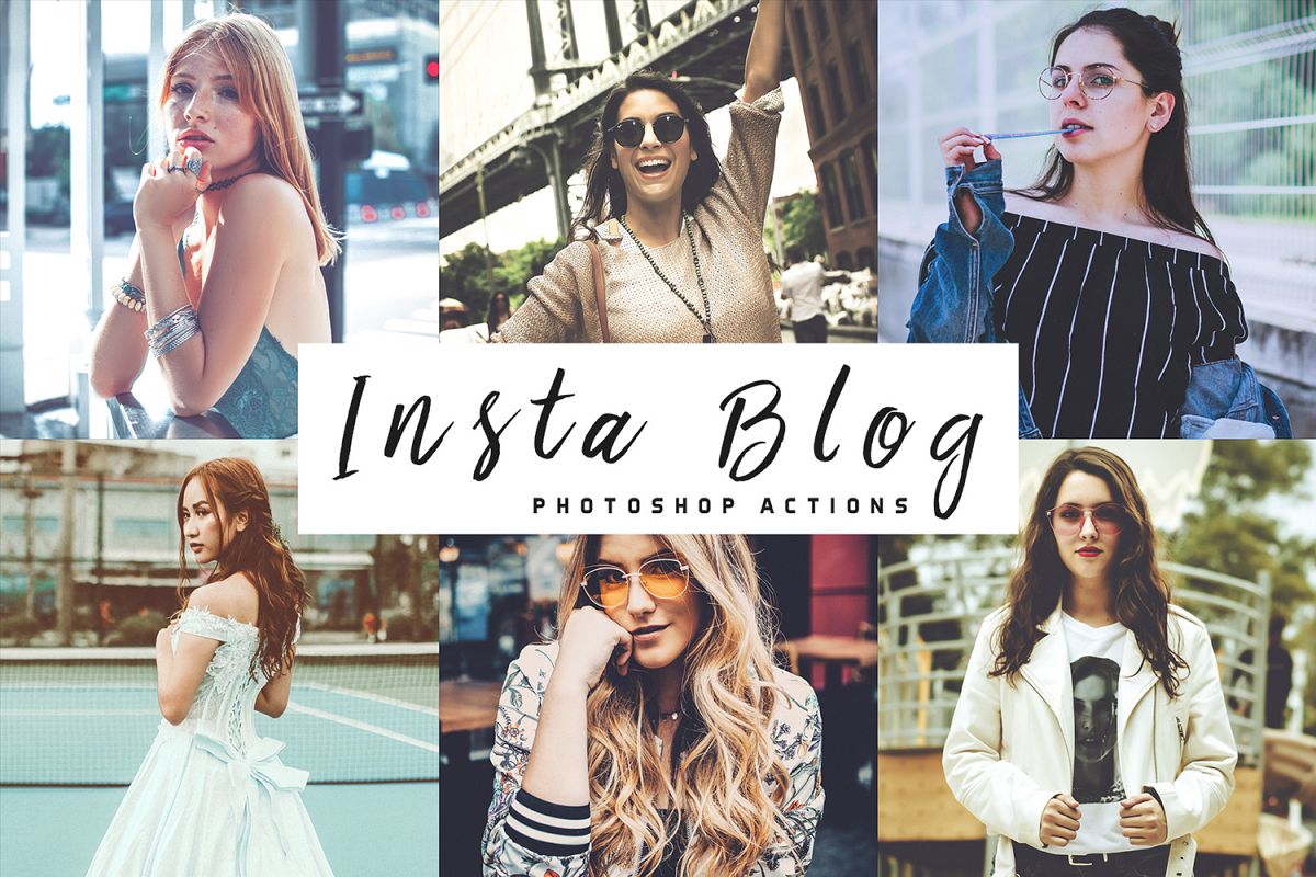 Insta Blog Photoshop Actions example image 1