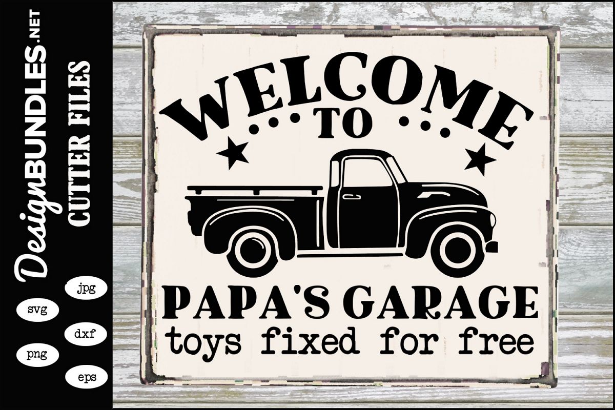 Papas Garage SVG