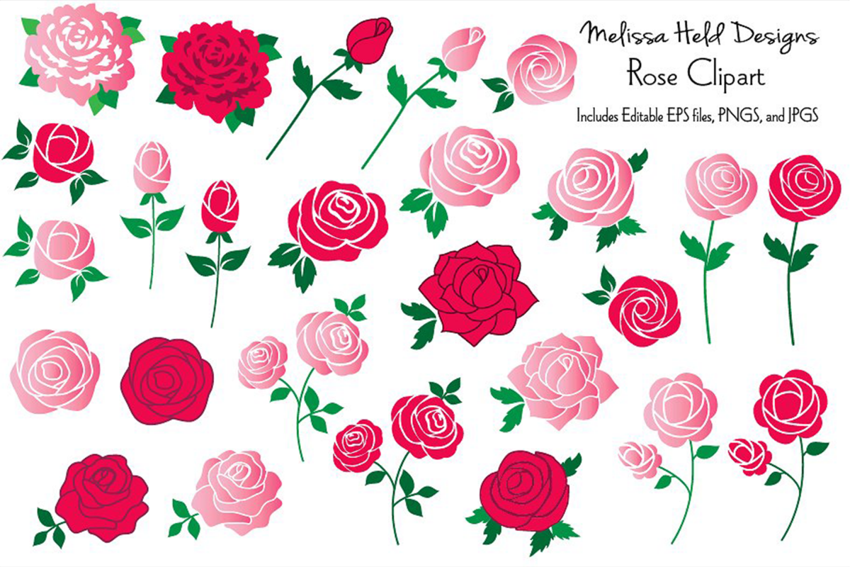 Rose Clipart example image 1