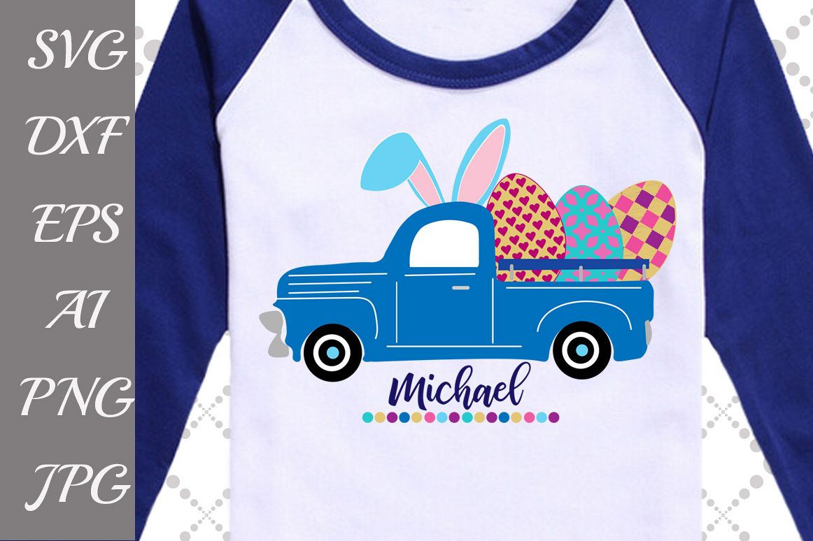 Easter Truck Svg: