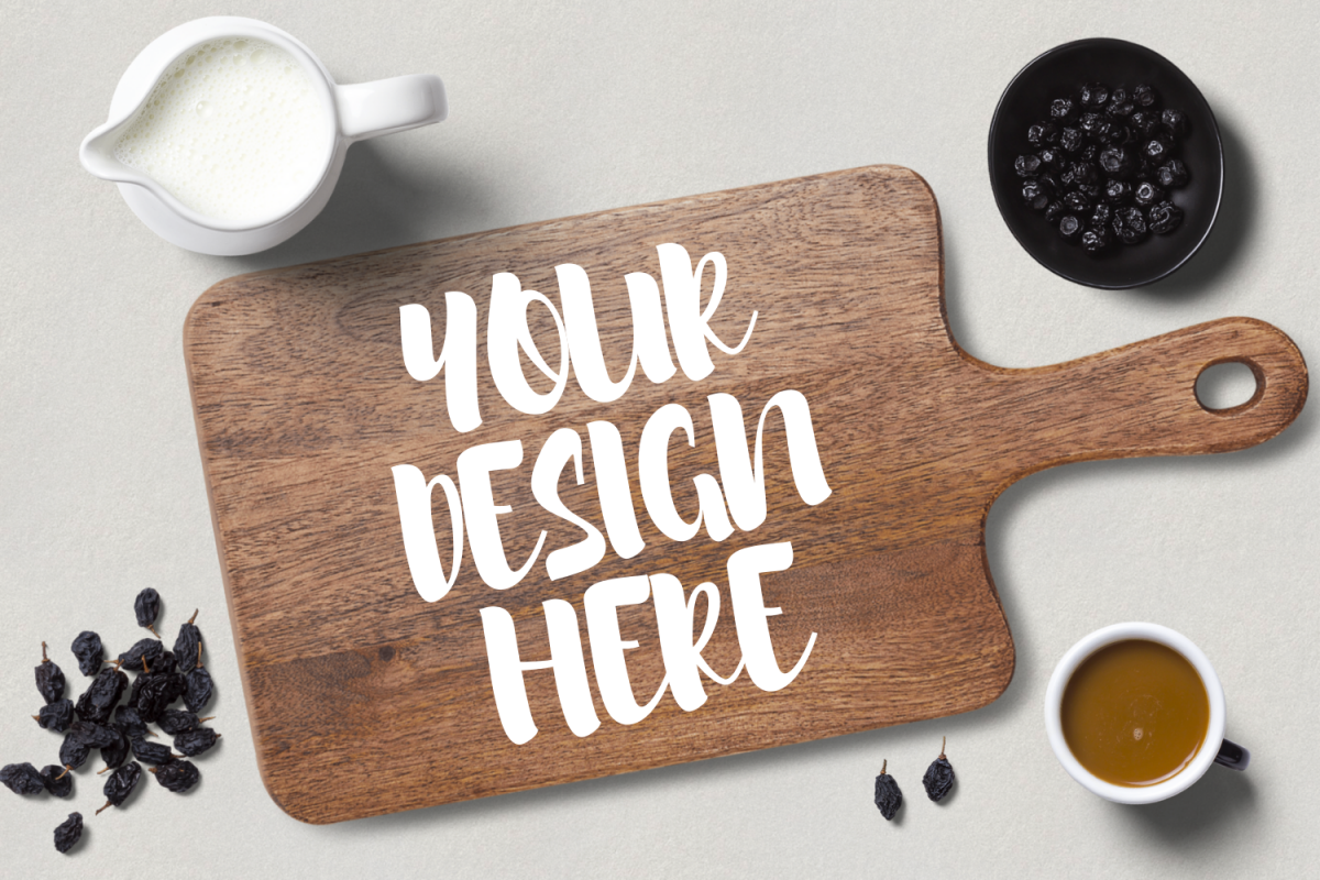 Chopping Board Mock Up - 2160x1440px example image 1