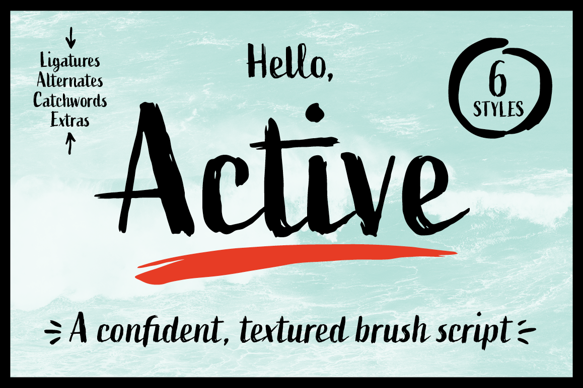Active Font Family example image 1