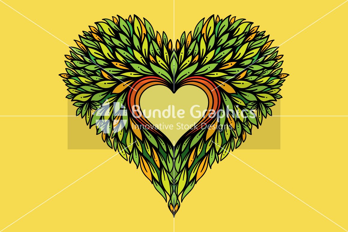 Nature Heart - Creative Heart Symbol example image 1