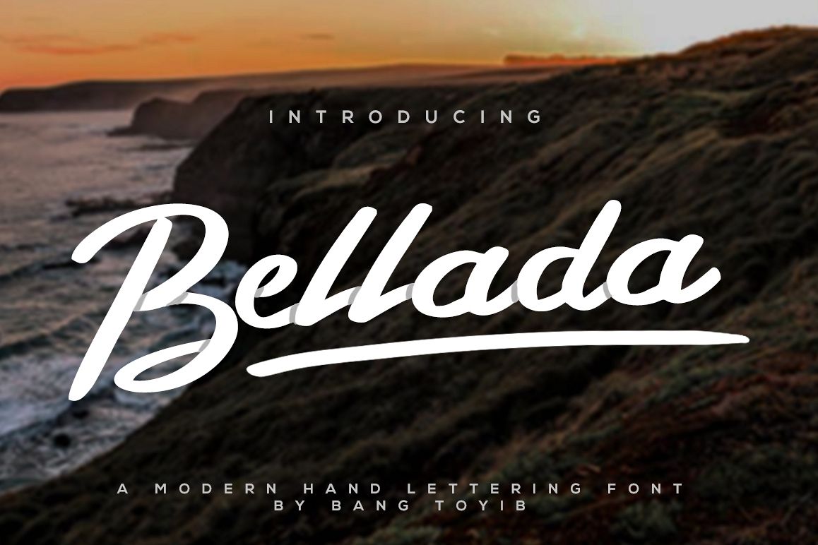Bellada Script Font + Extras example image 1