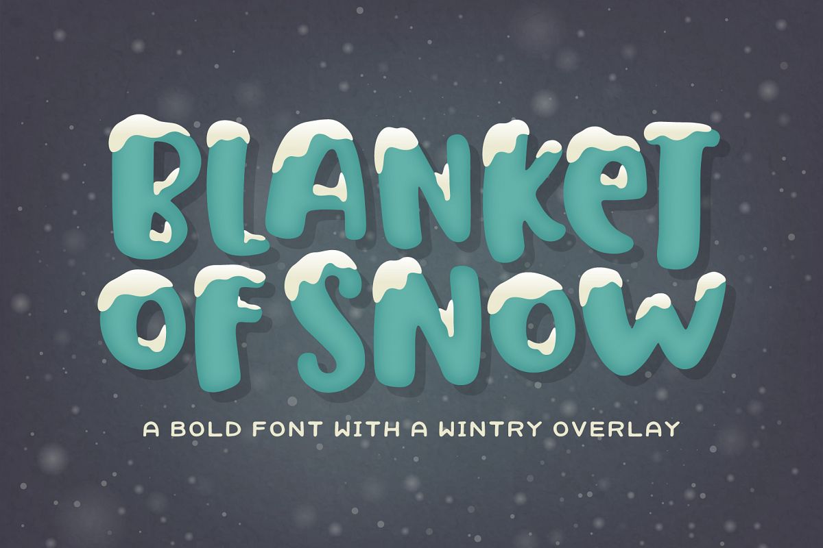 Blanket of Snow Font example image 1