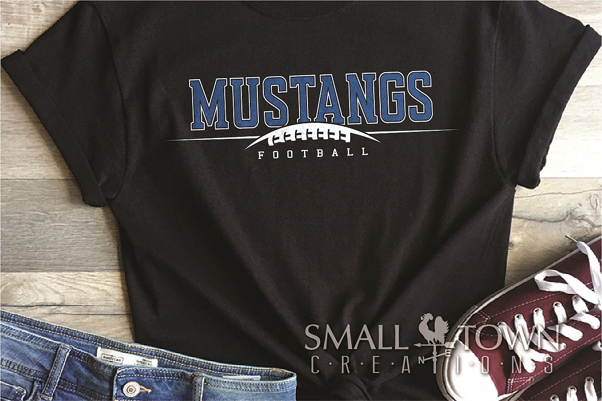 Mustang, Mustang Football Team, Sport, PRINT, CUT & DESIGN example image 1