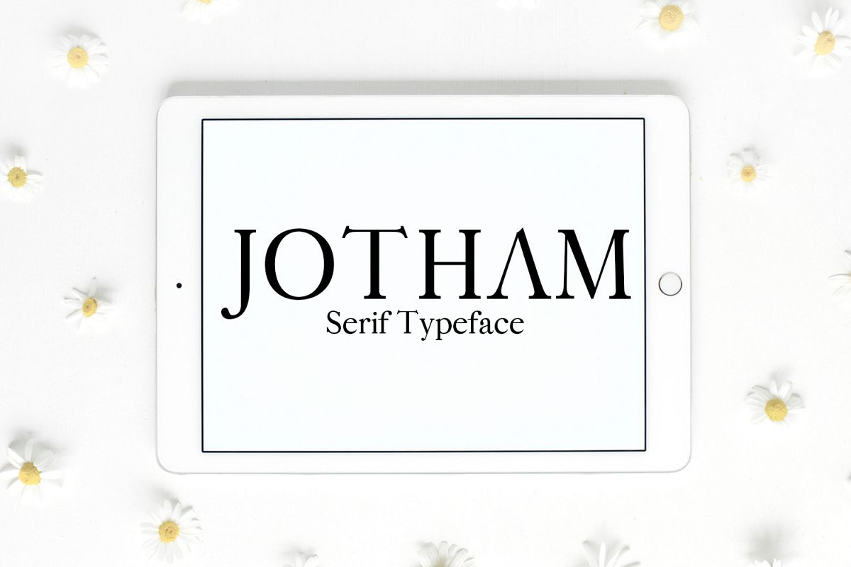 Jotham Serif Typeface example image 1
