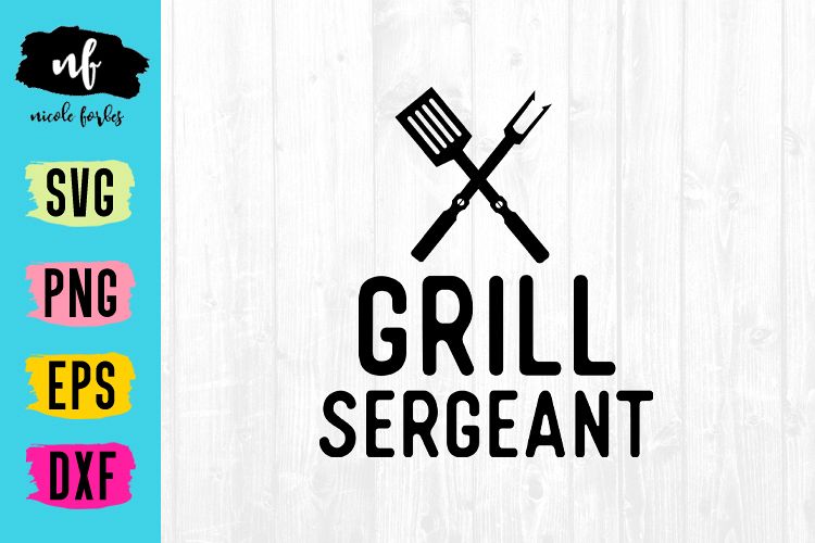 Grill Sergeant SVG Cut File example image 1