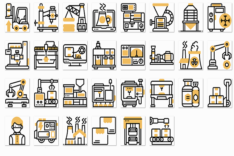 Industrial process yellow shade example image 1