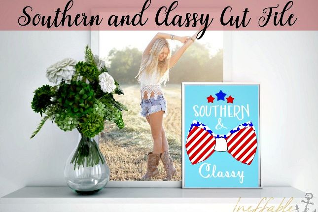 Southern and Classy cut file / SVG example image 1