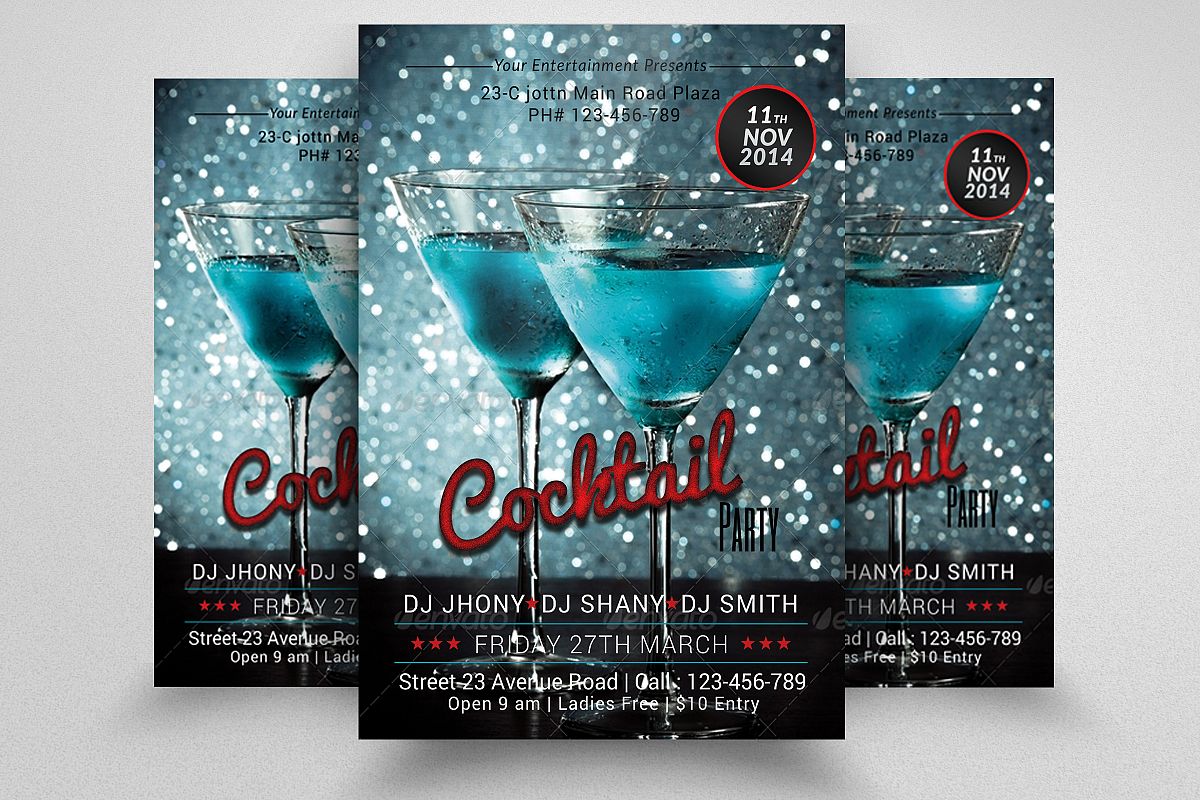 Cocktail Party Flyers example image 1