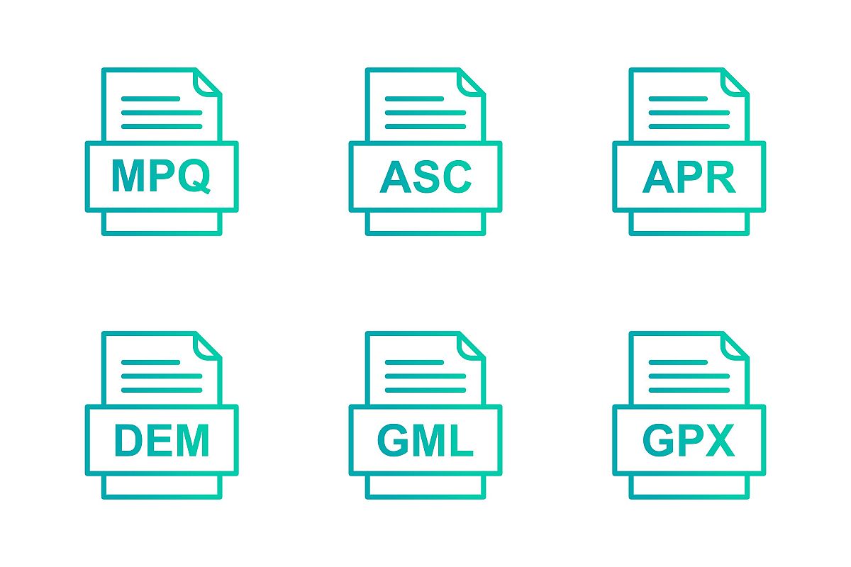 Set Of File Formats Icons example image 1