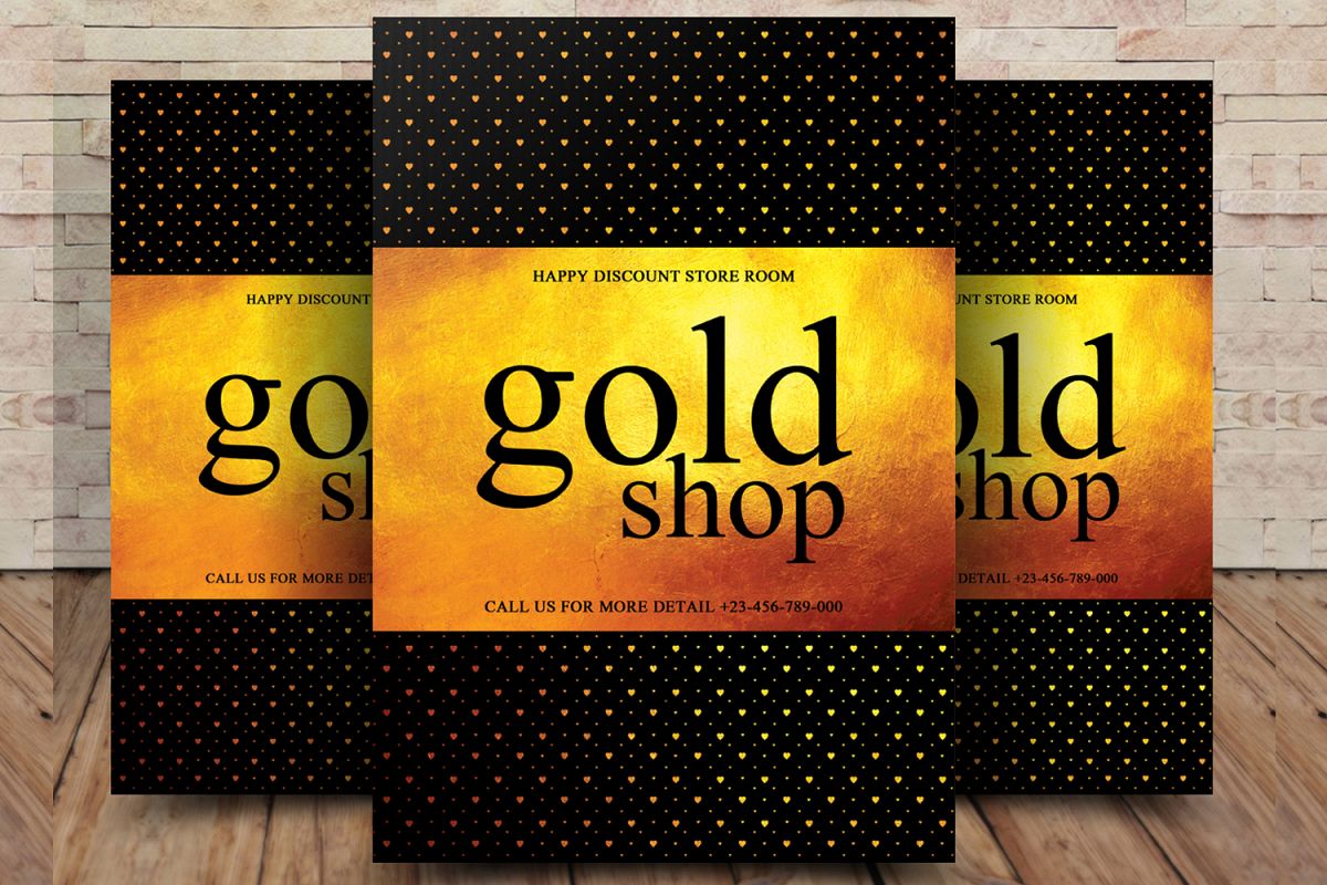 Gold Shop Flyer example image 1