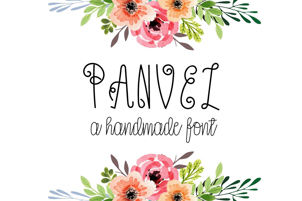Panvel - A decorative font example image 1