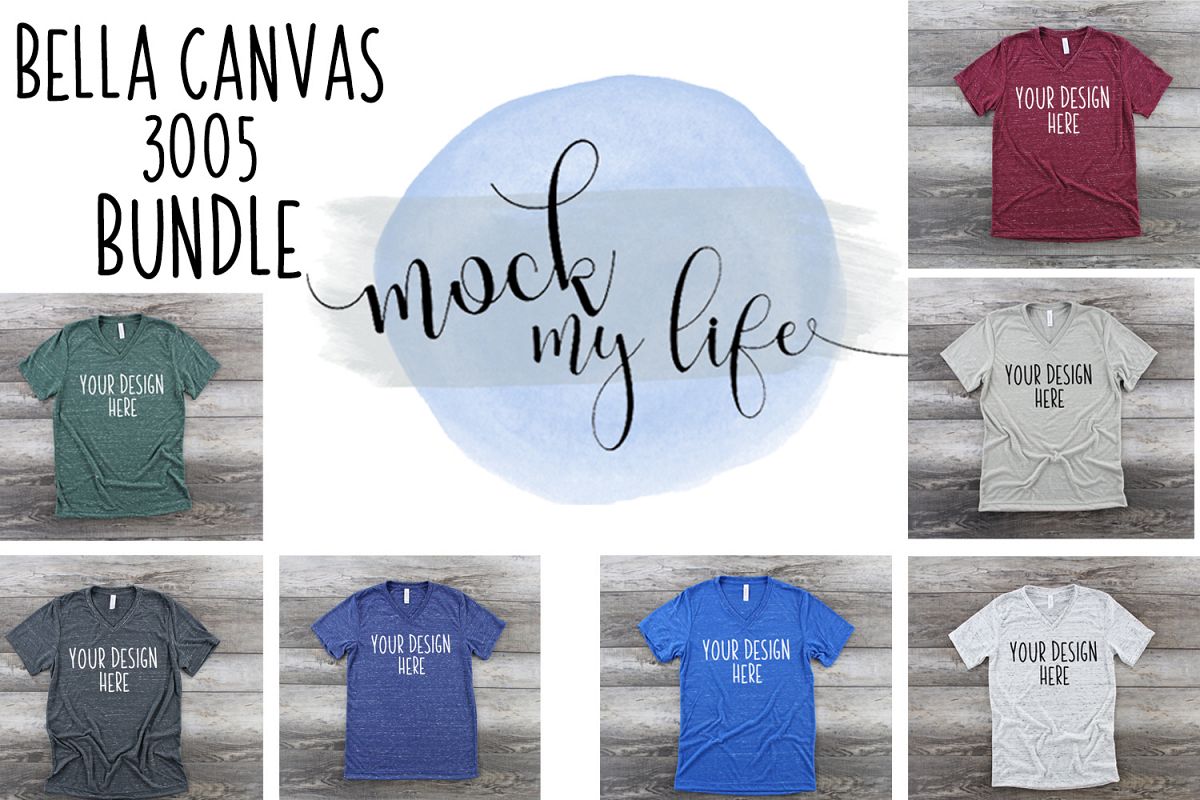 Bella Canvas Mockup Bundle / Shirt Mock ups example image 1