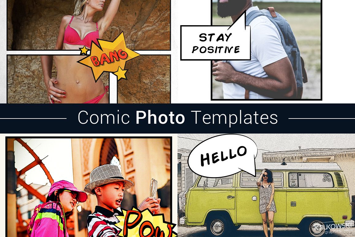 Comic Photo Template example image 1