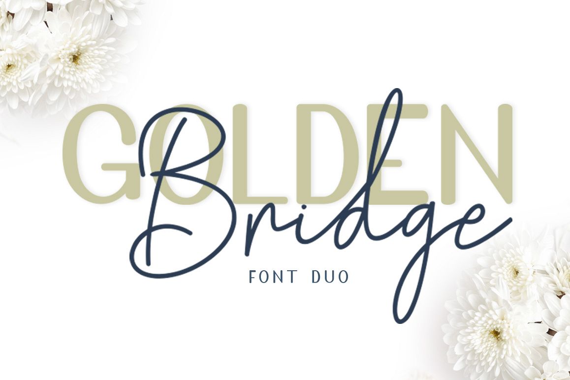 Golden Bridge Font Duo example image 1