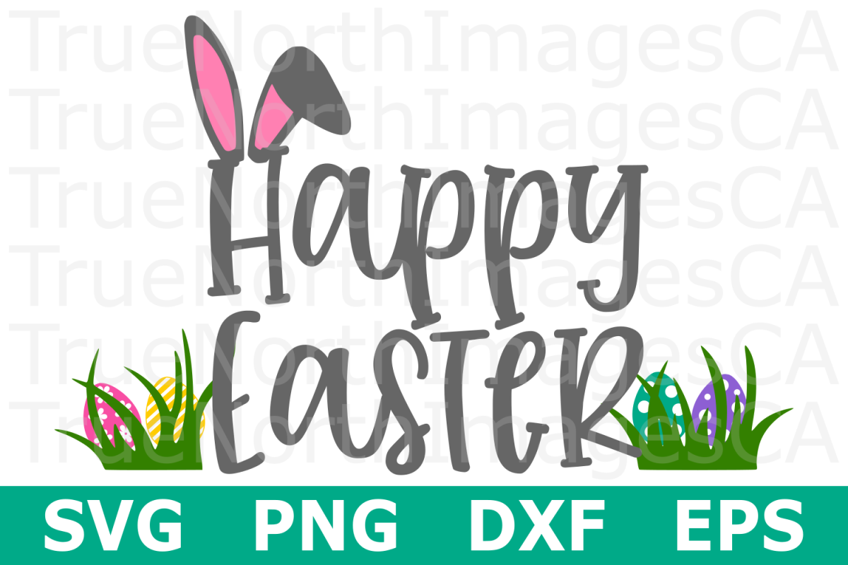 Happy Easter - An Easter SVG Cut File example image 1