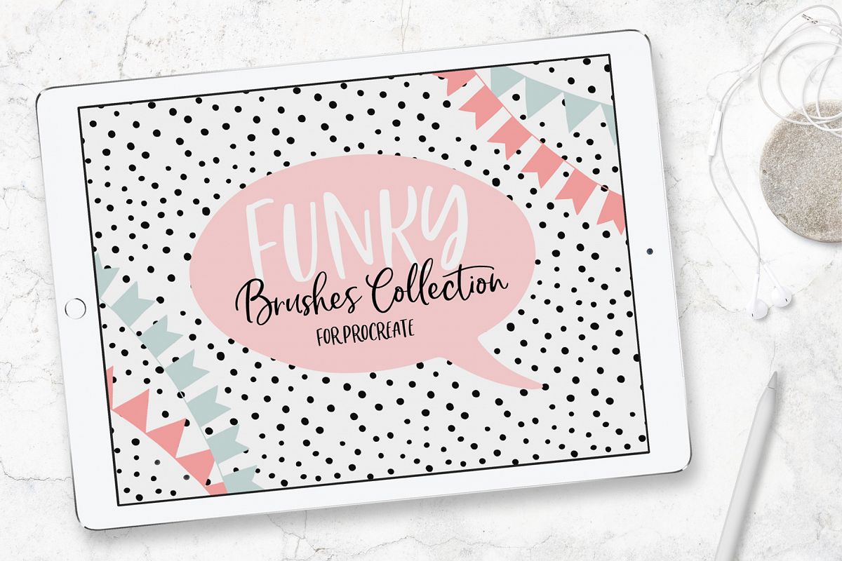 Funky Brushes Collection for Procreate example image 1