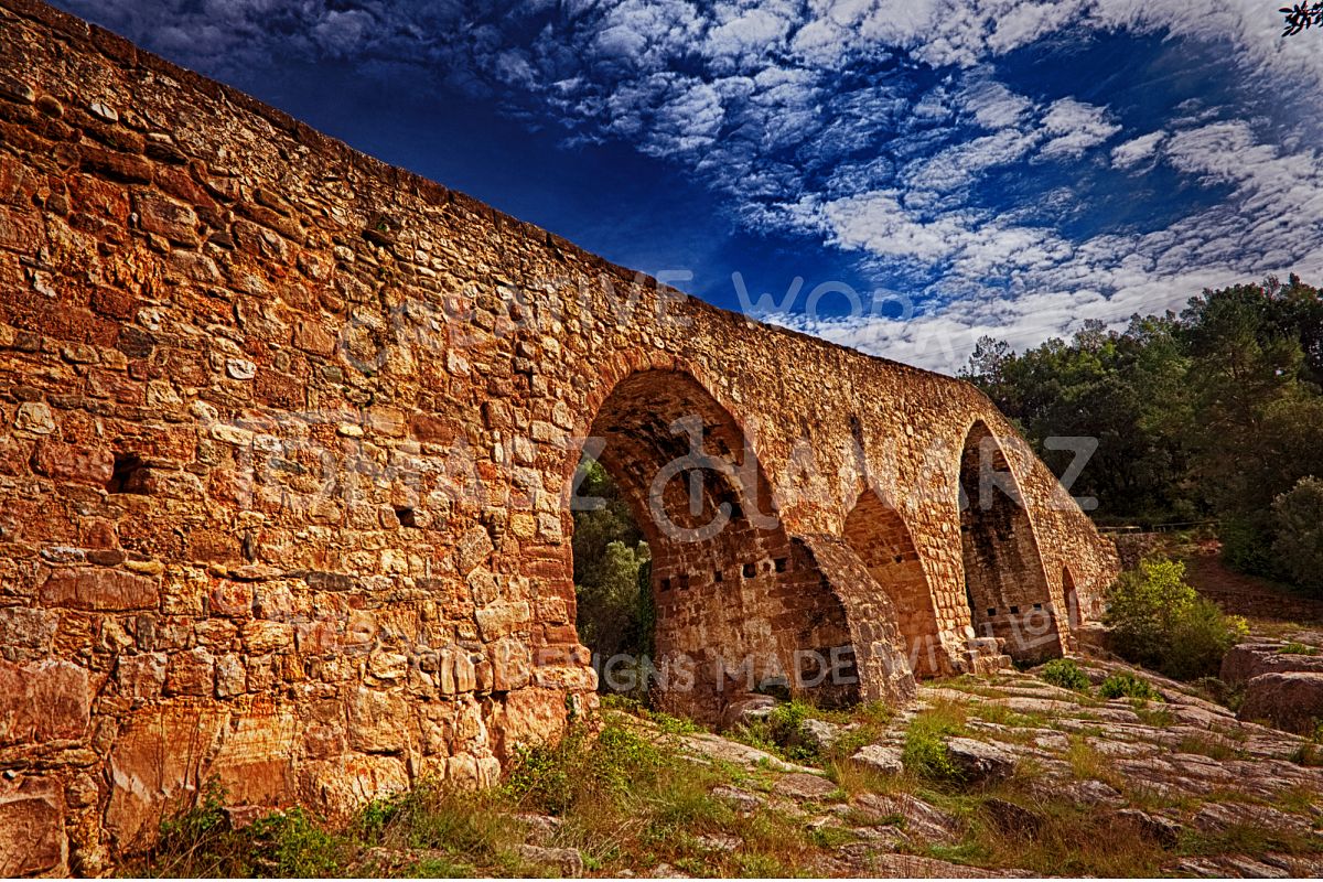 Old Stone Roman Bridge example image 1