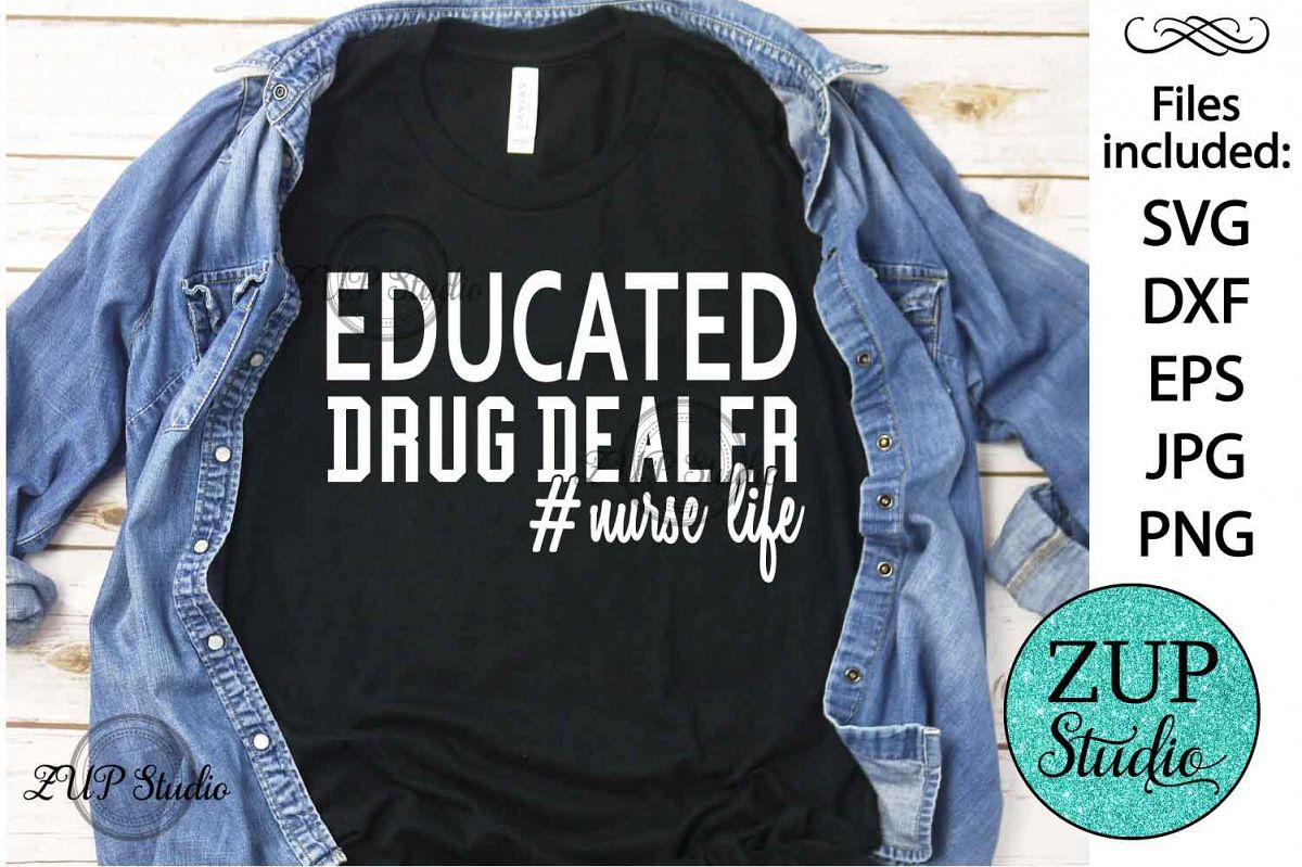 EDD Educated drug dealer SVG Design Cutting Files 340 example image 1
