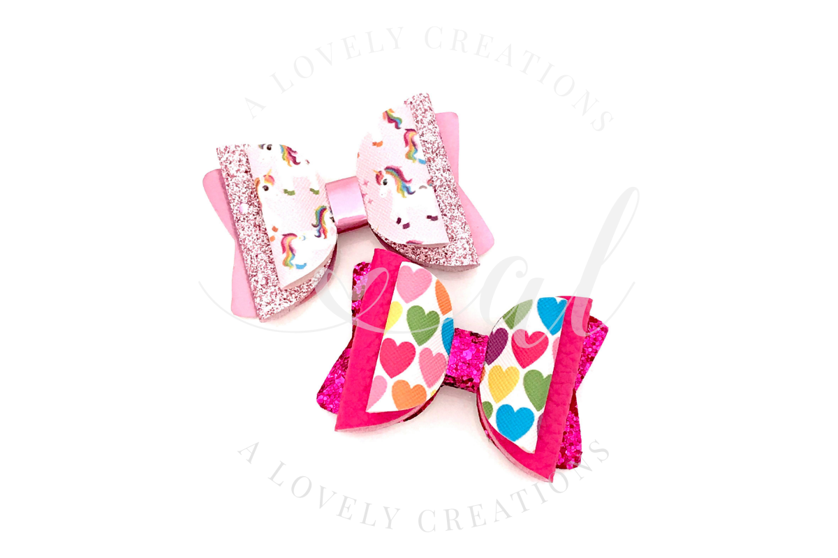 EMMA Bow Hair Bow Digital Template example image 1