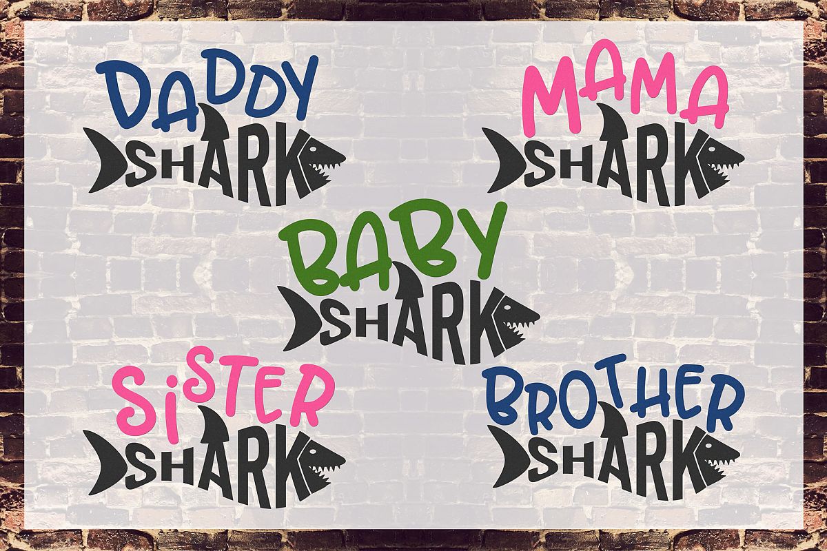 Free Free 176 Shark Family Svg Free SVG PNG EPS DXF File